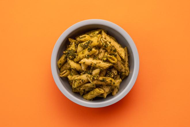 Nut Free Pesto Pasta